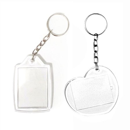 Chaveiros Acrílicos 3x4 Para Personalizar (Sem Personalização)