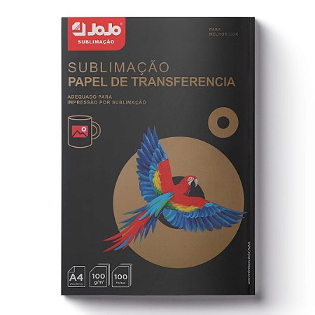 Papel A4 JoJo 100g. para Sublimação - 100 folhas