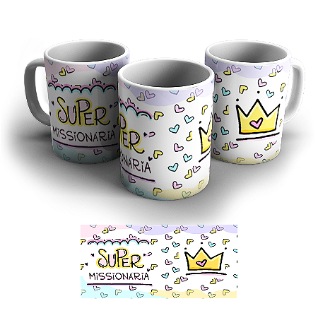 CANECA DE PORCELANA SUPER PROFISSÃO PERSONALIZADA (BRANCA) COLEÇÃO 1