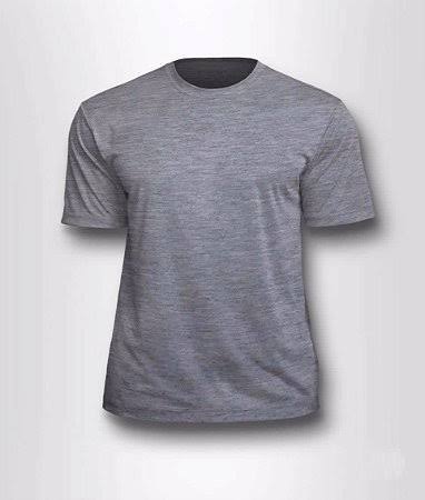 Camiseta Adulta Para Sublimação Cinza Mescla (1 Unidade )