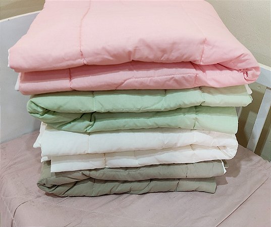 EDREDOM DE BERÇO AVULSO ARA BEBÊ - CORES DIVERSOS - PADRÃO AMERICANO
