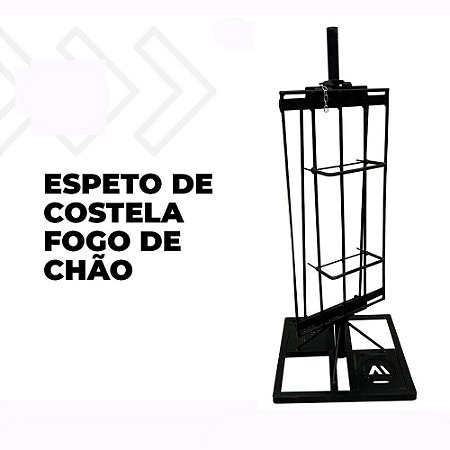 Espeto Secção Triangular - Espeto para Churrasqueira