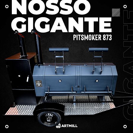 Pit Smoker 873 Carretinha