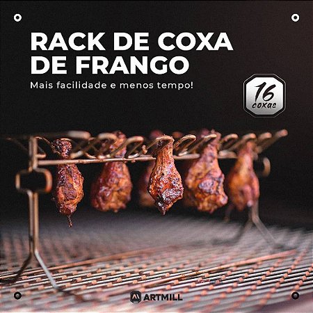 Rack Pit Smoker Coxa Frango