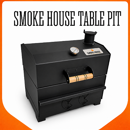 Smoke House Pit Table – Defumador de Mesa Compacto