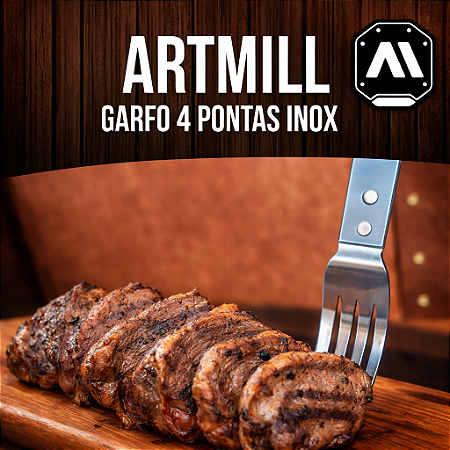Garfo Churrasco 4P INOX – ArtMill