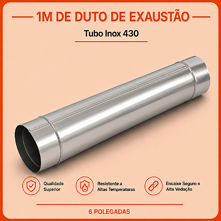Tubo INOX 430 6" – ArtMill