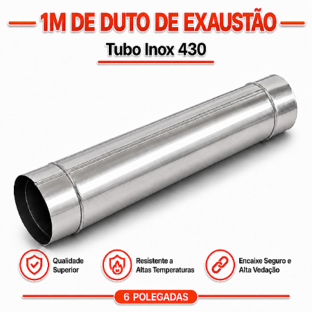 Tubo INOX 430 6" – ArtMill