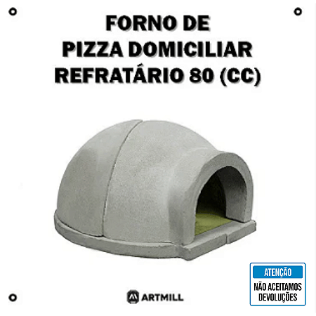 Forno de Pizza Domiciliar Refrat. 80 (CC)