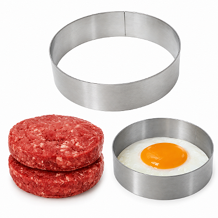 Anel Aro Modelador de Hambúrguer INOX – ArtMill