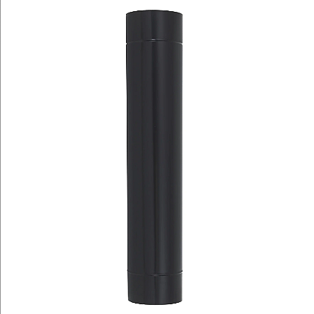 Tubo Galvanizado 8" Eletrostatica Preto