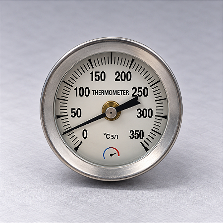 Termômetro Analógico Inox 2" 0-350 °C Haste 100 – ArtMill