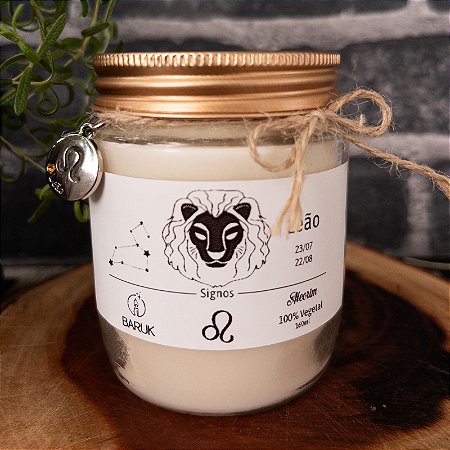 Vela Aromática - Signo Leão