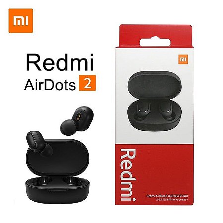 Fone De Ouvido Sem Fio AirDots 2 Preto
