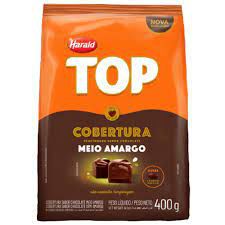 Chocolate em Gotas Meio Amargo 400g Cobertura - Harald