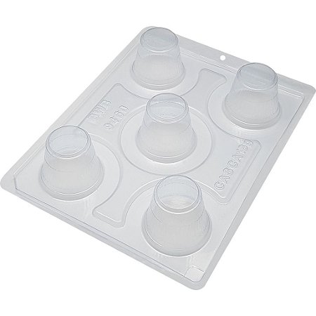 BWB Forma para Chocolate Copinho de Café  9460 (3 Partes "01 Silicone)