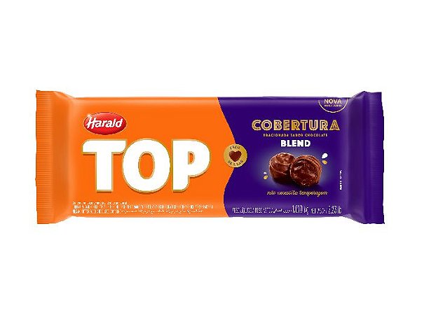 Barra de Chocolate Top Blend 1.010kg Cobertura - Harald