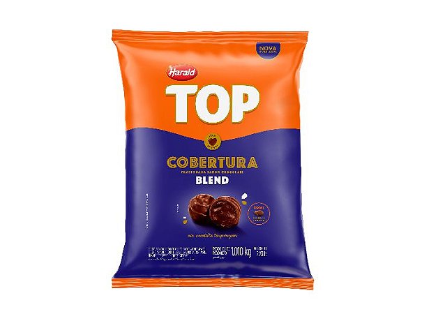 Chocolate em Gotas Top Blend 1.010 kg Cobertura - Harald