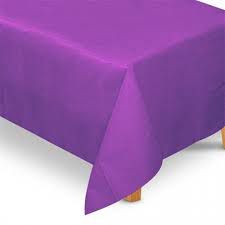 Toalha de mesa Roxo TNT  1,40 x 2,20 Retangular c/ 01 unid - Best Fest