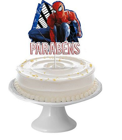 Bolo com a cara do Homem Aranha™ - Entrega Grátis em 24h - ChefPanda