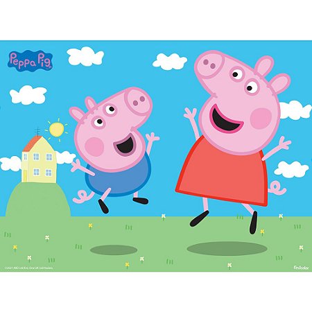 Painel TNT Peppa Pig 1,40 x 1,03m - Festcolor