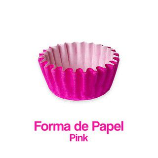 Forminha de Papel n° 04 Pink c/ 100 unids para Doces (SDF) - Plac