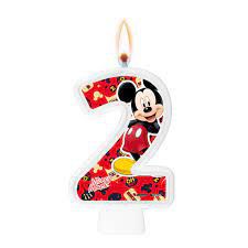 Vela de Aniversário Mickey Clássico N° 2 - Regina