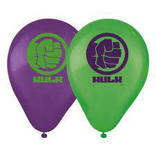 Balão Látex Hulk 9" Pol c/ 25un - Regina