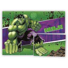 Kit Painel Decorativa Hulk Animação 1,26m x 88cm - Regina