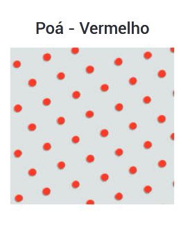Saco PP Decorado Poá Bolinha Vermelho 10x15cm c/ 50 unids - Aia Embalagens