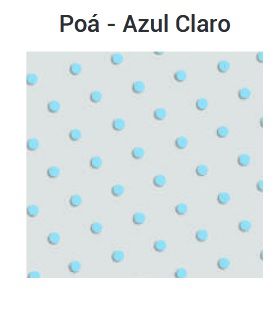 Saco PP Decorado Poá Bolinha Azul claro 10x15cm c/ 50 unids - Aia Embalagens