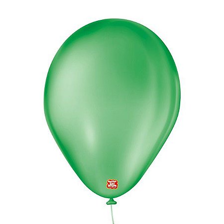 Balão n° 7 Liso Verde Bandeira c/ 50 unids -  São Roque