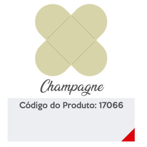 Forminha 4 Petalas P Champagne 17066 c/ 50 unids - Funfestas