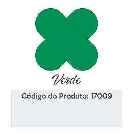 Forminha 4 Petalas P Verde 17009 c/ 50 unids - Funfestas