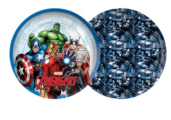 Prato 18cm Vingadores - Avengers Animated c/ 12 unids - Regina