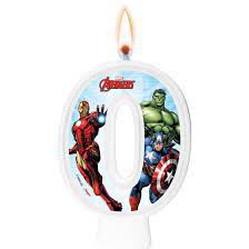 Vela de Aniversário N° 0 Avengers Animated Vingadores - Regina