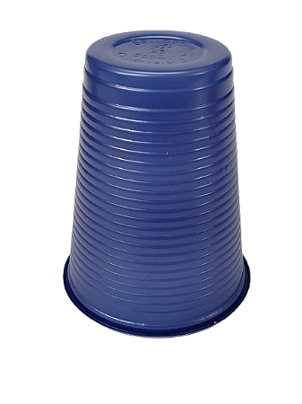 Copo Azul Petroleo Perolado 200ml c/ 50 unids descartável - Bello Festas