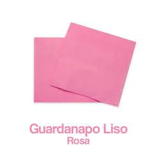 Guardanapo de Papel Colorido Rosa c/ 50 unids 19,5 x 21,5cm - Plac