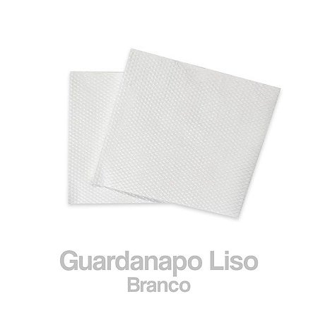 Guardanapo de Papel Branco c/ 50 unids 19,5 x 21,5cm - Plac