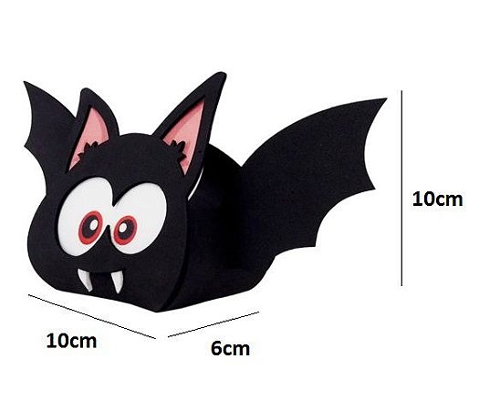 Caixa Surpresa Morcego Halloween c/ 01 unid - Piffer