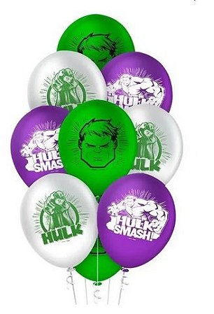 Balão 9" Hulk Animação c/ 25 unids - Regina