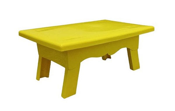 Mesa para Doce 20x14x9cm Amarelo decorativa - Pareja