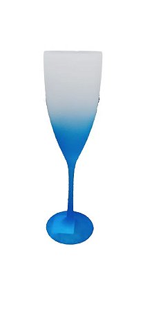 Taça de Champagne 180ml Azul Degrade - LSC Toys