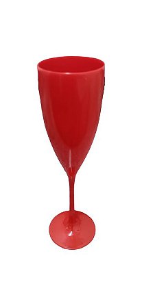 Taça de Champagne 180ml Vermelho - LSC Toys