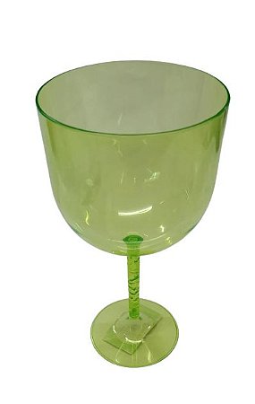 Taça de Gin 550ml Verde Transparente - Deluma