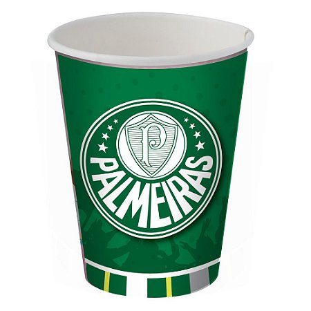Copo Papel Palmeiras 200ml c/ 08 unids - Festcolor