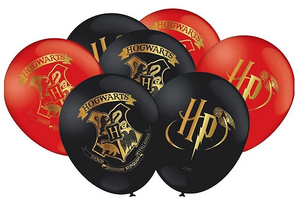 Balão Impresso 9" Harry Potter c/ 25 unids - FESTCOLOR