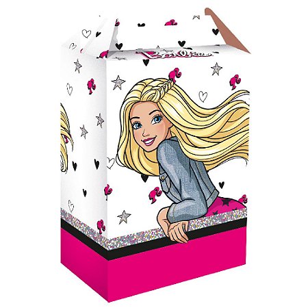 Caixa Surpresa Barbie 9cm x 5cm x13cm c/ 08 unids  - Festcolor