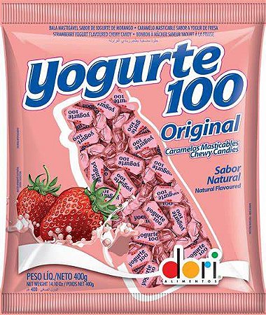 Bala Yogurte 100 original 600g Dori - D.Ferreira Casa de Doces