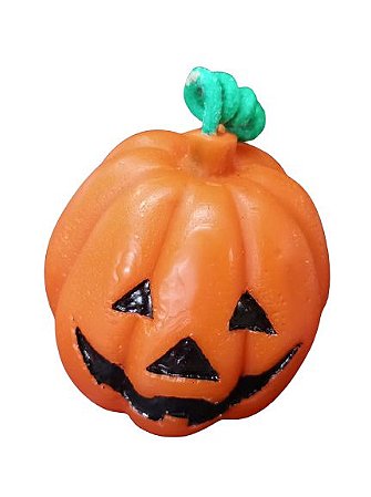 Vela Abobora Halloween -  Produtos Parabéns